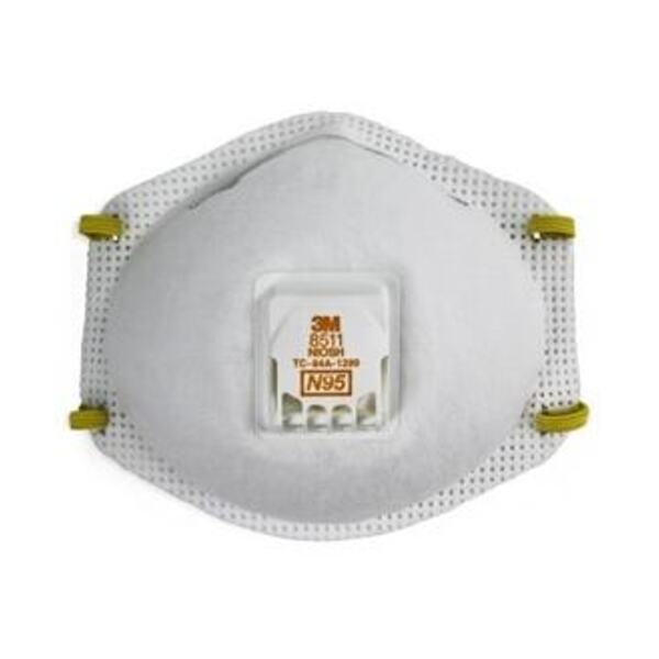 3M 8511 DISP RESPIRATOR 10/PK 8PK/CS