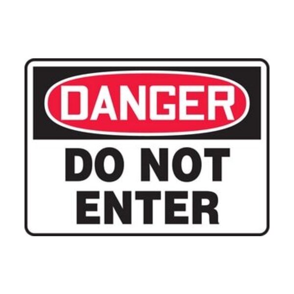 ACCUFORM 10X14 PLAS SIGN DNGR DO NOT ENTER