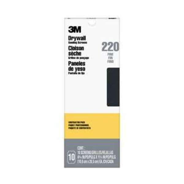 3M 220 VF DRYWL SANDING SCRN 10 PK