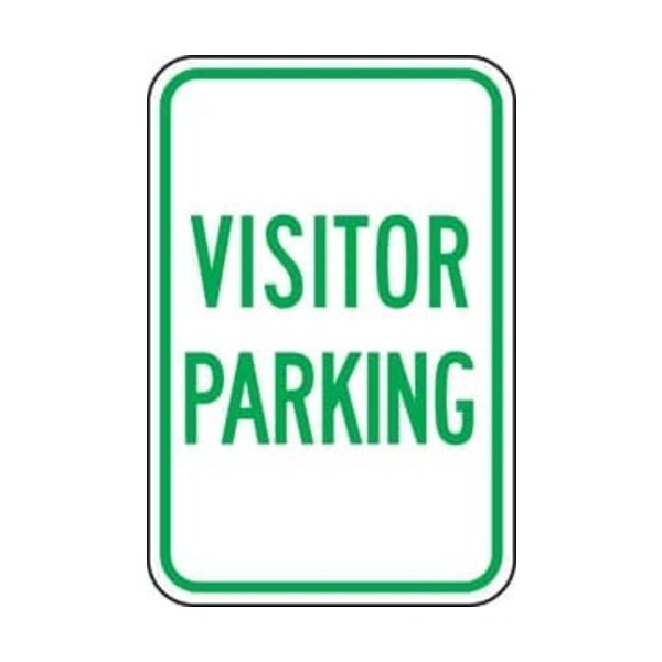 ACCUFORM 18X12 ALUM SIGN VISITOR PARKING