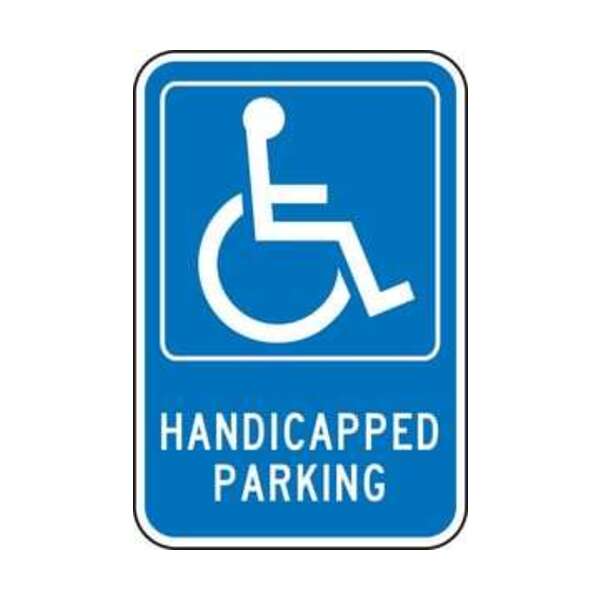 ACCUFORM 18X12 ALUM SIGN HANDICAPPED PARKING