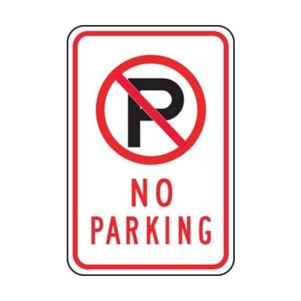 ACCUFORM 18X12 ALUM SIGN NO PARKING