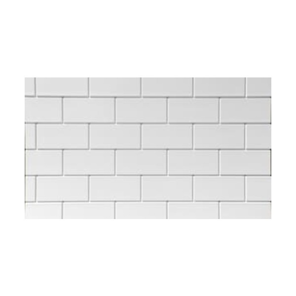 ALERIS LLC 19 x 47 in. Subway Tile Backsplash Kit